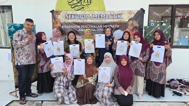 Serunya Membatik! HIMPAUDI Kecamatan Ciomas Sukses Gelar Roadshow Pengenalan Membatik Untuk Anak Usia Dini 